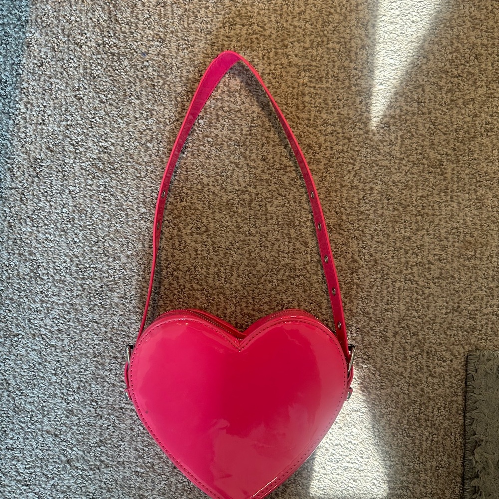 Heart-Shaped Pink Purse
